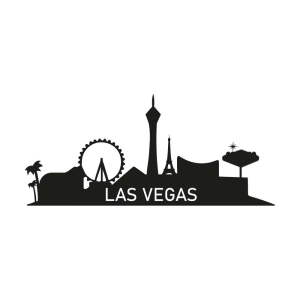 Las Vegas Skyline SVG, Vegas Silhouette Vector | PremiumSVG