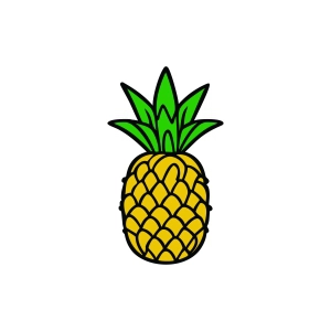 Layered Pineapple SVG Cut File Pineapple SVG