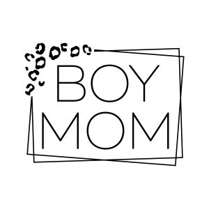 Boy Mom SVG with Leopard, Instant Download Mom SVG
