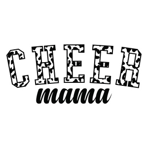 Leopard Cheer Mama SVG Cut File, Vector File Mother's Day SVG