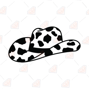 Leopard Cowboy Hat SVG