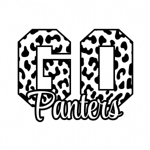 Leopard Go Panters SVG Cut File Football SVG
