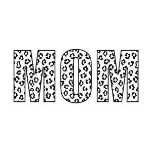 Leopard Mom SVG, Sublimation Instant Download Mother's Day SVG