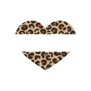 Leopard Heart Monogram SVG, Sublimation Heart SVG Sublimation SVG