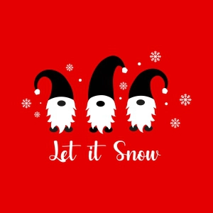 Let It Snow Gnomes SVG, Christmas Gnome SVG Instant Download Christmas SVG