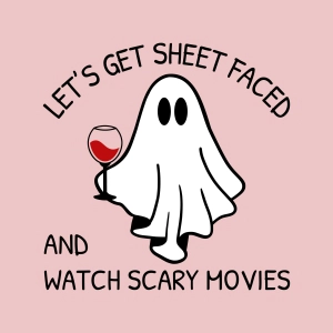 Let's Get Sheet Faced SVG, Halloween SVG File Halloween SVG