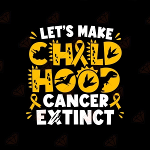 Let's Make Childhood Cancer Extinct SVG