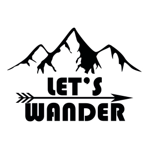 Let's Wander SVG, Camp Life SVG Camping SVG