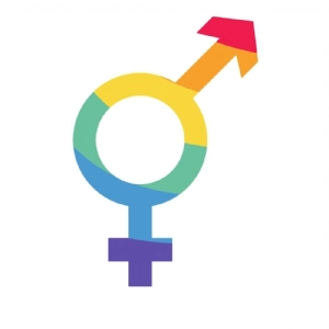 Lgbt Pride Love Svg | Gender Symbol with Rainbow Svg Lgbt Pride SVG
