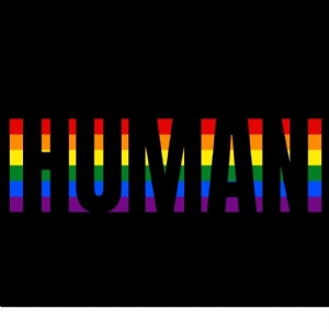 Lgbtq Flag with Human Svg, LGBTQ Flag Svg, LGBTQ PNG Lgbt Pride SVG