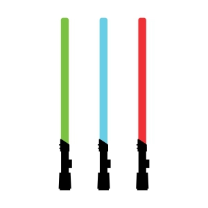 Lightsaber SVG, PNG Files Vector Illustration