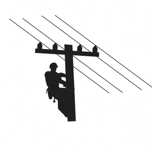 Lineman SVG Cut Files, Lineman Electricity SVG Instant Download Drawings