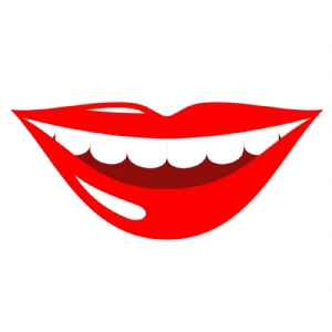 Lips and Teeth SVG, Lips Vector Files Instant Download Vector Illustration