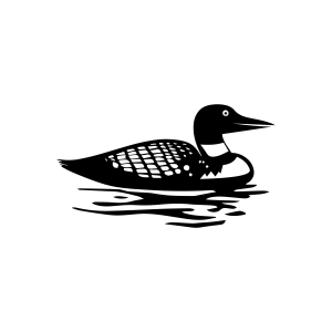 Loan on Water SVG, Loan SVG Bird SVG