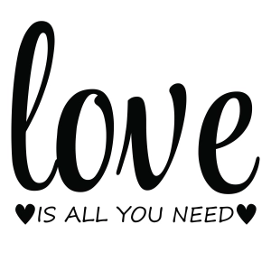 Love Is All You Need SVG, Valentine's Day SVG Valentine's Day SVG