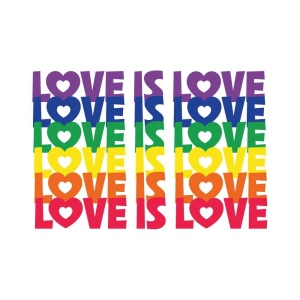 Love is Love Rainbow SVG, LGBTQ Valentine's Day SVG Love SVG