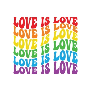 Love is Love SVG for LGBT Gay Pride Lgbt Pride SVG