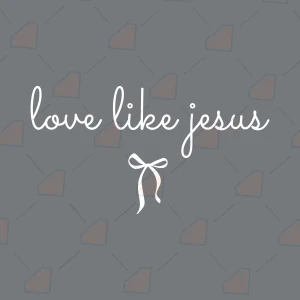 Love Like Jesus SVG, Trendy Christian SVG Christian SVG