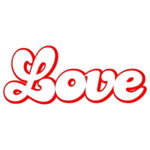 Love SVG, Retro Love SVG Instant Download Love SVG