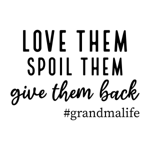 Love Them Spoil Them SVG, Grandma Life SVG Clipart Funny SVG