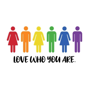 Love Who You SVG, Gay Pride SVG Lgbt Pride SVG