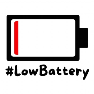 Low Battery SVG Vector File, Low Battery Icon T-shirt SVG