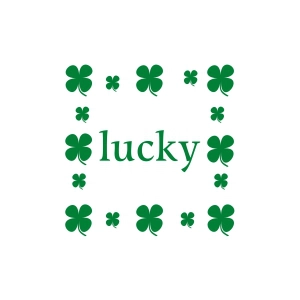 Lucky Clover SVG, St Patrick's Day SVG Cut File St Patrick's Day SVG