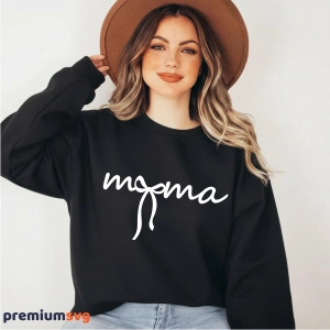 Mama Bow SVG, Mama Text with Bow