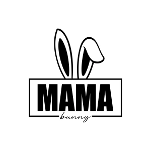 Mama Bunny SVG, Easter Day SVG Cut File Bunnies SVG