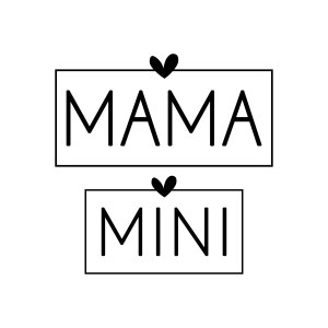 Mama Mini SVG, Mama Mini Instant Download Mother's Day SVG