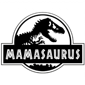 Mamasaurus SVG Cut File, Mamasaurus Instant Download Cartoons