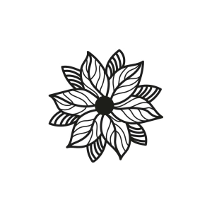 Mandala Flower SVG File, Mandala Vector Instant Download Flower SVG