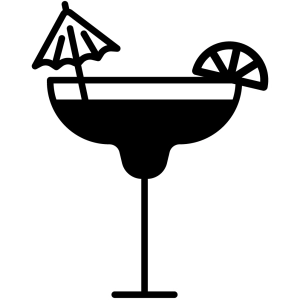 Margarita Glass SVG Cut and Clipart File Drinking