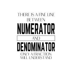 Math Teacher SVG, Numerator and Denominator SVG Teacher SVG