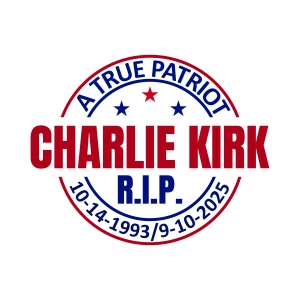 Memorial Charlie Kirk SVG, A True Patriot SVG USA SVG