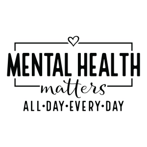 Mental Health Matters SVG with All Day Every Day T-shirt SVG