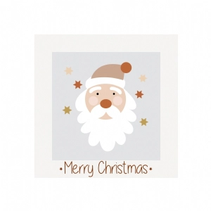 Merry Christmas Design with Santa SVG Cut Files Christmas SVG