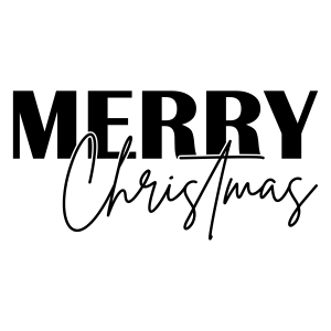 Merry Christmas SVG Cut File For Shirt, Merry Christmas Saying SVG Vector Christmas SVG
