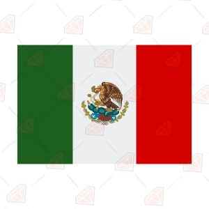 Mexico Flag SVG Design