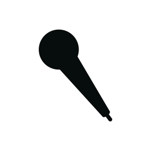 Microphone Silhouette PNG, Microphone SVG Download Music SVG