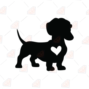Miniature Dachshund SVG – Dachshund Dog Silhouette