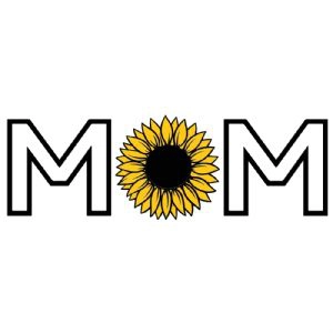 Mom Sunflower SVG, Instant Download Mom SVG