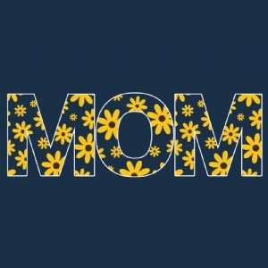 Free Mom Yellow Flower SVG, Instant Download Free SVG