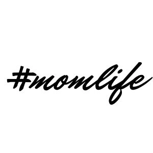 Momlife Hashtag Svg, Momlife Icon Mom SVG