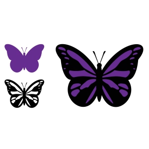 Monarch Butterfly SVG for Cricut & Silhouette Butterfly SVG
