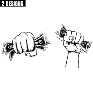 Money In Hand SVG, Money In Fist SVG Download Drawings