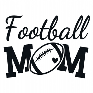 Football Mom SVG, Football Mom Instant Download Mother's Day SVG