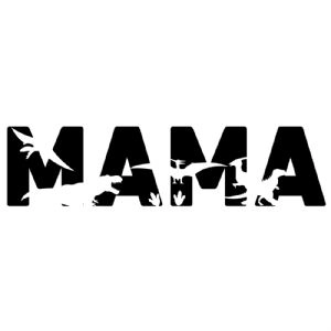 Jurassic Dinosaurs Mama SVG Cut File, Mamasaurus Cut File Mother's Day SVG