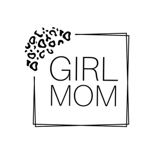 Girl Mom SVG, Double Square with Leopard SVG Mom SVG