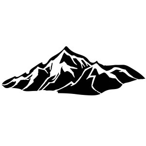 Mountain Silhouette SVG, Mountain Clipart SVG Download Mountain SVG